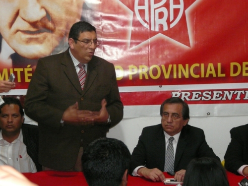 Jorge del Castillo visitó el Comité Ejecutivo Provincial de Huaura
